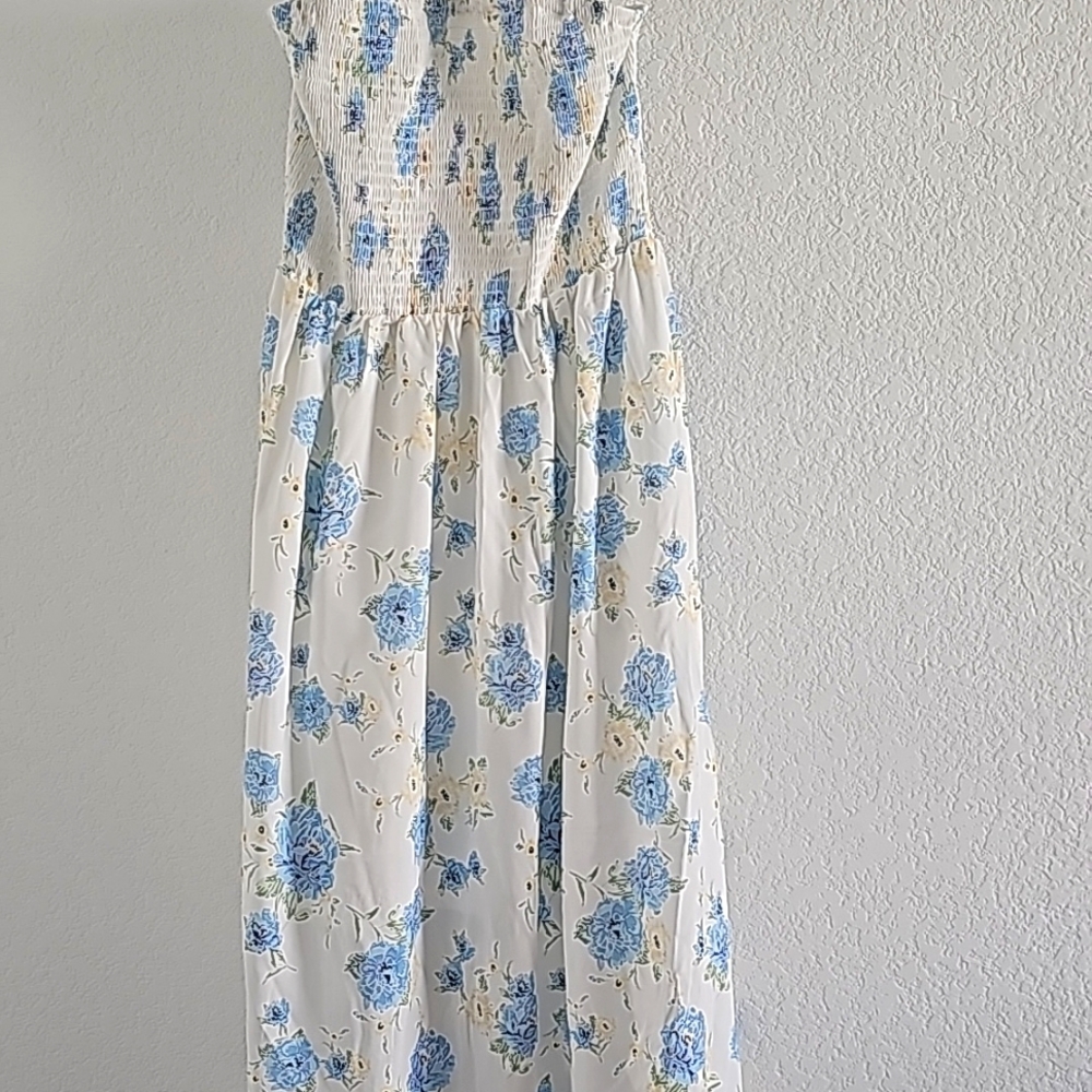 Grace Karen Ivory Halter Maxi Dress Size Large